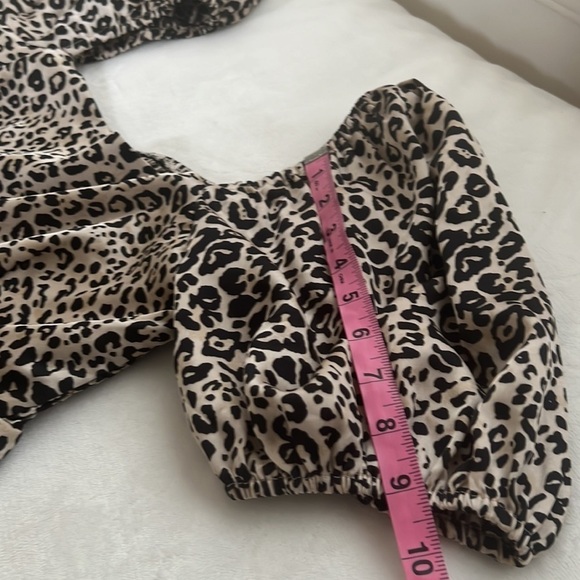 NWT Entro cream and brown cheetah dress. Size S - Picture 7 of 7